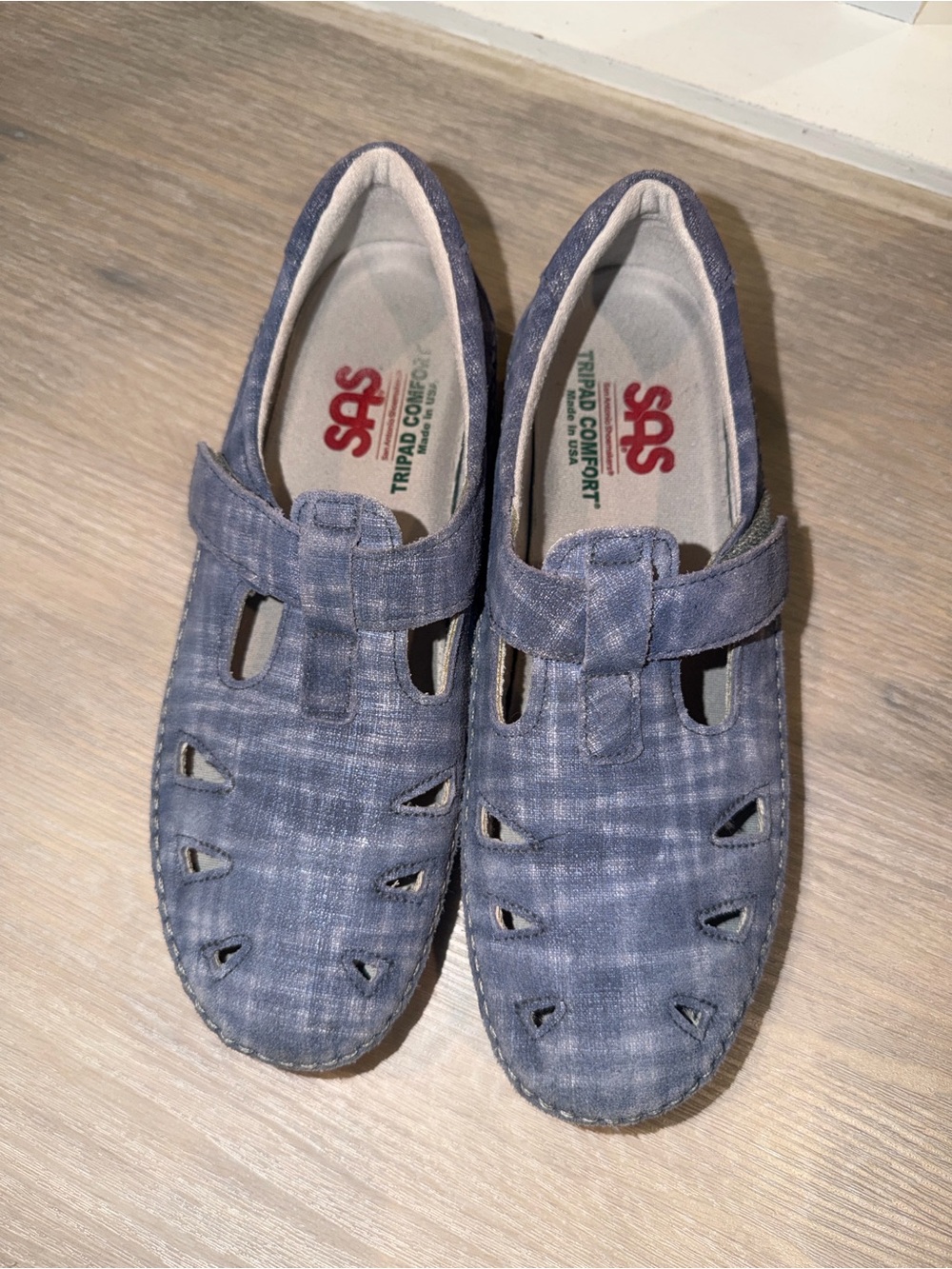 SAS Womens Roamer Slip On Size 9 bluejay tripad comfort Maryjane shoes USA - Picture 10 of 10